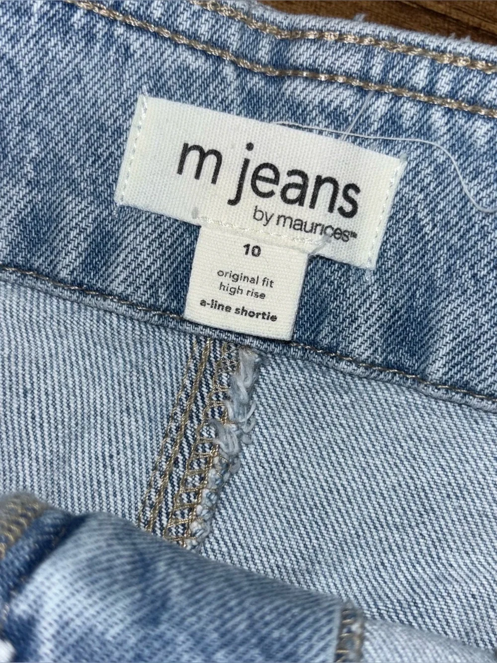 M. Jeans by Maurices High Rise A-Line Shortie Shorts Size 10